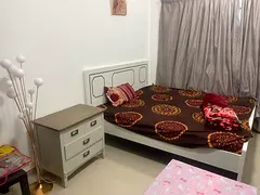Couple or 2/3 ladies Room with attached bathroom near satwa bus station