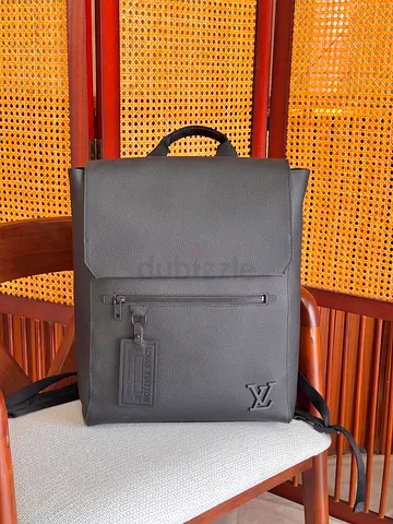 Louis Vuitton vertical leather backpack - dark grey, excellent condition