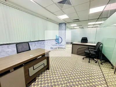 BEST OFFER IN 1 YEAR | FURNISHED OFFICE WITH EJARI | DEWA CHILLER WIFI FREE