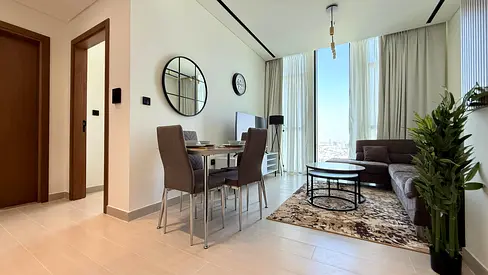 Bright Fully Furnished | JVC 1BHK | Free Wifi/DEWA