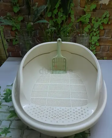 Cat litter tray with scoop (50×38) cm