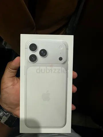 I phone 17 pro max silver 256