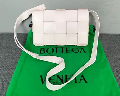 Bottega Veneta Intrecciato Leather Cassette Shoulder Bag