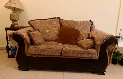 Two seated Sofa and two Armchairs