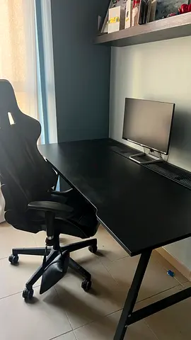 Large Black Study/Computer Desk