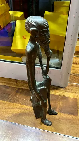 Brass vintage figurine-27cm height