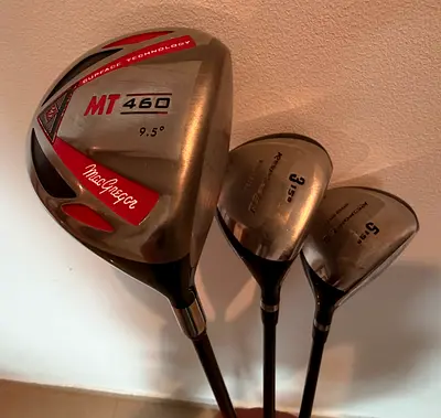 MacGregor MT460 9.5° Driver with 3-wood and 5-wood — used set