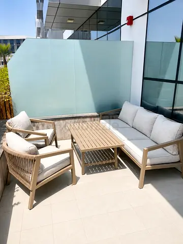 Outdoor 4-piece Patio Sofa Set with Coffee Table