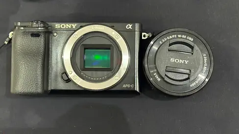 Sony A6000 camera (body) with 16-50mm OSS kit lens - good condition