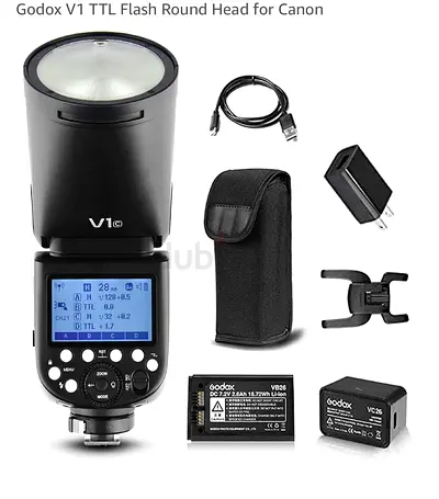 Godox V1 TTL Flash Round Head for Canon