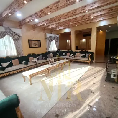 Villa for sale in Rawda 3, street and alley | 5 rooms + majlis and 2 living rooms | Includes electricity, water and air conditioning, freehold ownersh