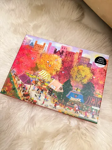 SALE | Galison Autumn at the City Market 1000-Piece Puzzle