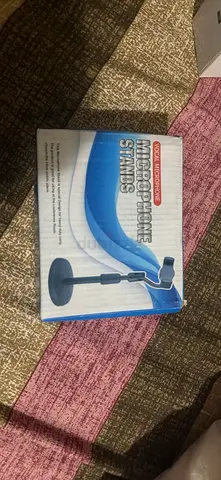 Adjustable Microphone Stand with Round Base - brand New