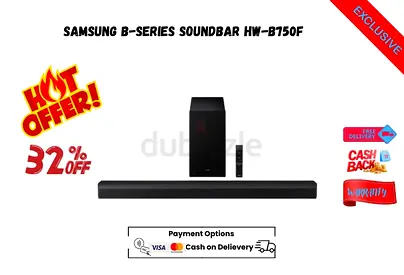 Samsung B-Series Soundbar HW-Free delivery-Warranty-B750F