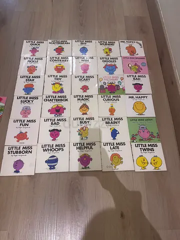 Collection of Little Miss children's books - 24 paperback set plus mr topsy turvy