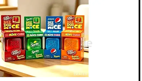 Squishy Toys (Dr Pepper, Sprite, Pepsi) - New