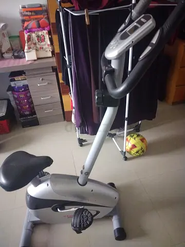 Used upright exercise bike with digital console - good working condition