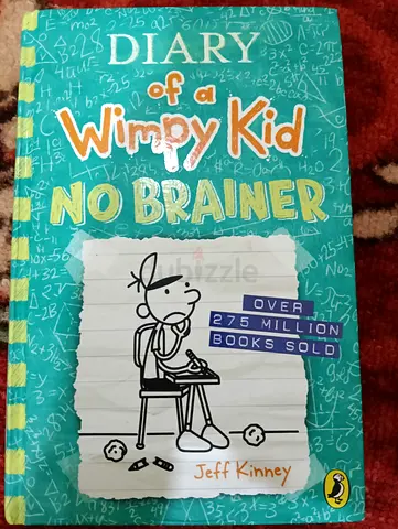 Diary of a Wimpy Kid: No Brainer by Jeff Kinney -hardcover