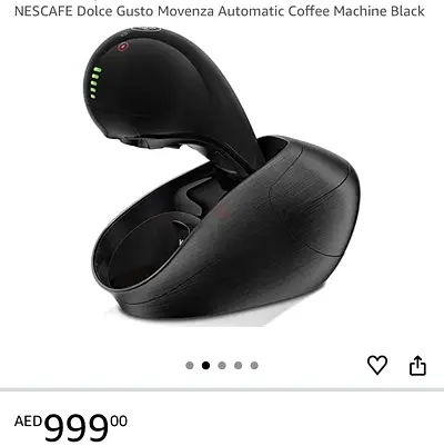 Nescafé Dolce Gusto Movenza Automatic Coffee Machine - Black