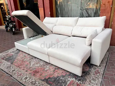 Comfortable IKEÀ- eskelstuna Sofa Bed with Storage beige