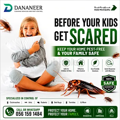🚨 THE PESTS AREN’T INVITED. YOUR PEACE OF MIND IS. 🏡✨  One cockroach can be a warning. A few ants