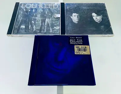 3 Lou Reed Music CD’s