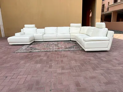 Marina home U Shape Original leather Sofa