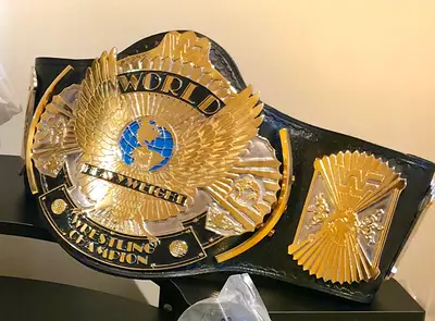 Replica World Wrestling Championship Winged Eagle Belt - Good Condition. Bit of wear & tear.