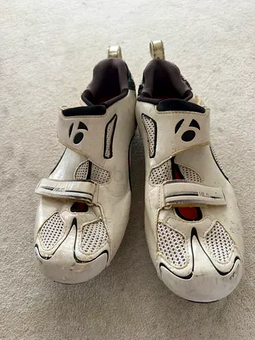 BONTRAGER HILO Cycling Shoes Triathlon Road 44 White black