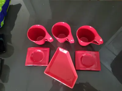 Elegant and unique cup and saucers