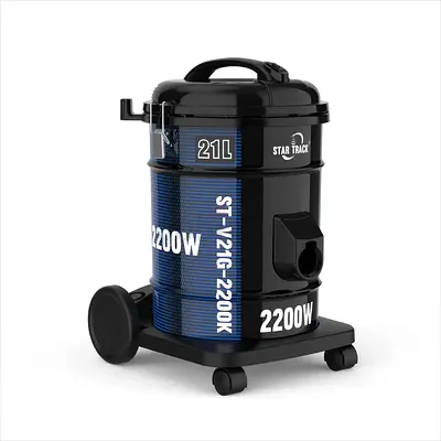 STAR TRACK 21L 2200W Bagged Barrel Vacuum Cleaner | 7m Cable | Excellent Condition