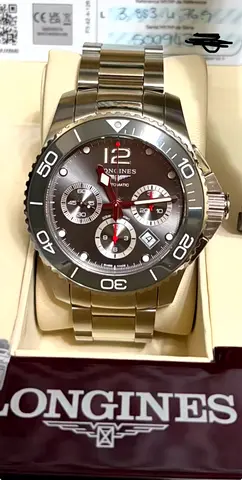 Longines HydroConquest Stainless Steel Chronograph Watch (Men's)