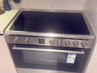 Vestel Stainless steel electric range with ceramic hob and oven