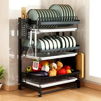 ntroducing our 3 Tier Rolling Cart, an essential addition to any home that seamlessly combines style