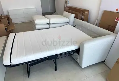 IKEA Vimle L Shape Sofa bed Beige Good condition