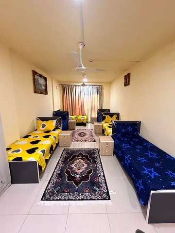 Executive Male Bed Space, Big Hall With Belcony and Separate Furniture Ready To Move Available Now