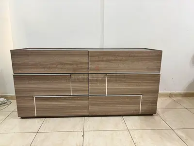 Modern Six Drawer Wooden Dresser