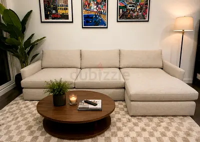 Perfect condition Crate&Barrel Lounge Deep Feather filled L Shape Sofa