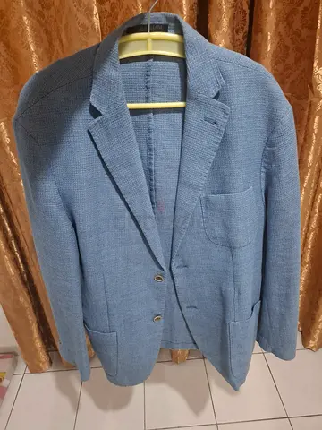 Light Blue Men's Blazer Jacket - excellenr Condition