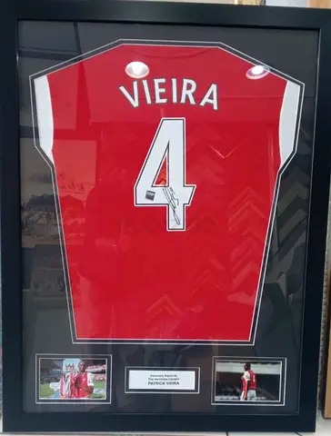 Patrick Vieira Signed Arsenal Jersey with COA