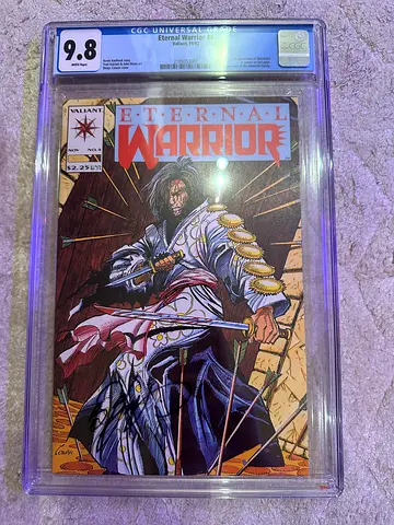 Eternal Warrior #4 Comics- CGC 9.8 Graded Signed by Bob Layton. First appearance