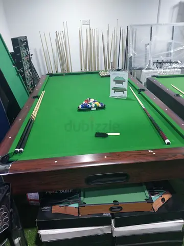 Used Full-Size Pool Table with Cues and Accessories