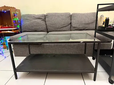 Glass Coffee Table – AED 150 | Quick Sale