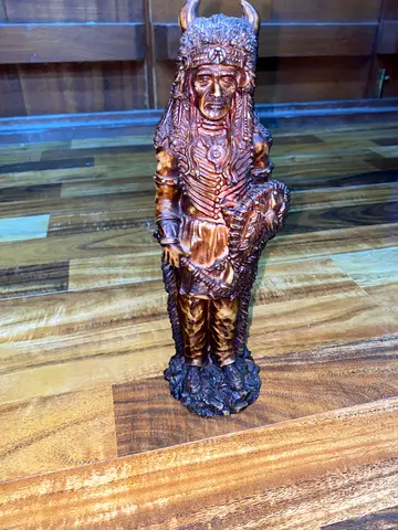 Wooden resin figurine 24cm height