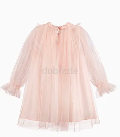 Girls Pink Tulle Dress with Beads & Sequins - Tutu du Monde