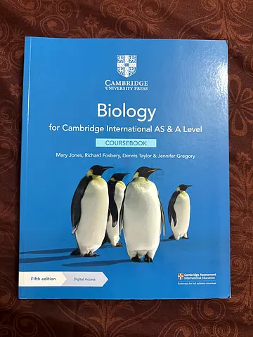 Cambridge International AS & A Level Biology Coursebook (5th Edition)