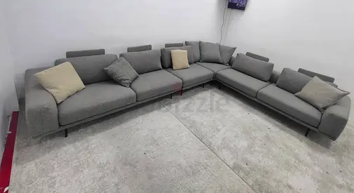 Gray color natuzzi Italia brand corner sofa for sale