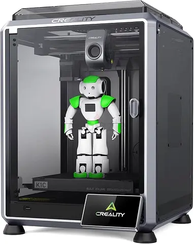 Creality K1C 2025 3D Printer, 600mm/s Max Enclosed 3D Printer with AI Camera, Auto Leveling and Clog