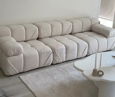 Aesthetic Ivory 3 seater sofa