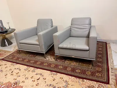 De Sede DS-4 Masterpiece luxury arm chairs Pair – Handcrafted Swiss Leather  Chrome Elegance